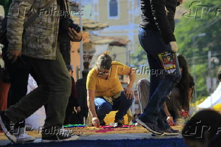 Celebração de Corpus Christi em Santana de Parnaíba
