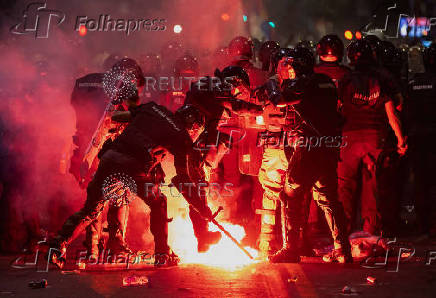 Anti-government protest in Belgrade