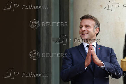 French President Macron meets Indonesian President Subianto, in Paris