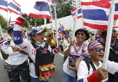 Rally outside UN amid escalating Thai-Cambodian border dispute
