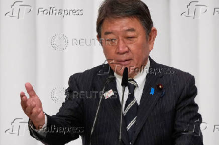 Liberal Democratic Party (LDP) presidential election candidates joint press conference, in Tokyo