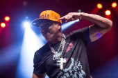 O vocalista do grupo de rap Racionais Mc?s, Mano Brown