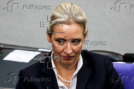 Election of German Chancellor and swearing-in of the cabinet at Bundestag in Berlin