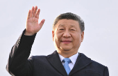 Chinese President Xi Jinping arrives in Moscow ahead of Victory Day celebrations