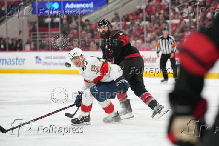 NHL: Stanley Cup Playoffs-Florida Panthers at Carolina Hurricanes