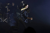 Show da cantora st. Vicent no festival popload em são paulo