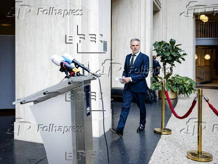 Netherlands' Prime Minister Schoof press conference after Dutch security council on Iran