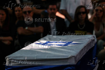 Funeral of hostage Yonatan Samerano, in Tel Aviv