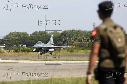 Indonesian Air Force holds security drill