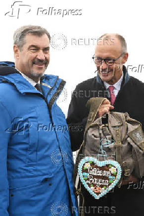 Chancellor Merz attends Bavarian cabinet meeting at Zugspitze mountain