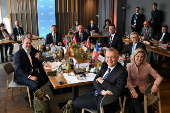 European interior ministers meet on Germany's highest peak to discuss migration policies near Garmisch-Partenkirchen