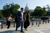 Columbia University graduate and pro-Palestinian activist Mahmoud Khalil visits Capitol Hill in Washington