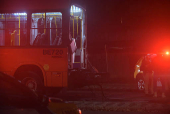 Acidente de trem e onibus