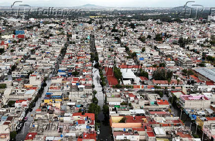 Aftermath of unprecedented rainfall, in Nezahualcoyotl, on the outskirts of Mexico City
