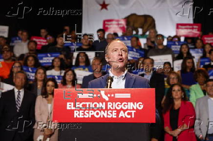 California Governor Newsom speaks on Trump's gerrymandering attempts
