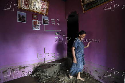Aftermath of floods and landslides that killed hundreds people in Sumatra