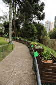 Jardim das Sensações no Jardim Botânico de Curitiba