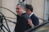 Turkmen Leader Gurbanguly Berdimuhamedow visits France