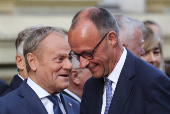 German Chancellor Merz visits Poland