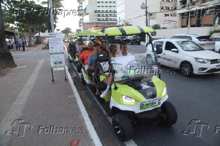 Passeio de carrinho elétrico gratuito