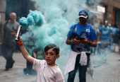 Serie A - Napoli fans gather before Napoli v Cagliari