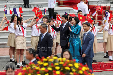 French President Macron visits Vietnam