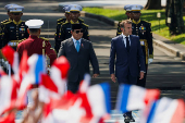 French President Macron visits Indonesia