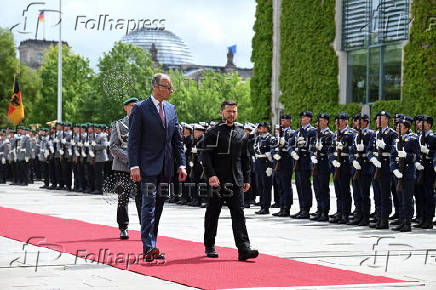 Ukraine's President Zelenskiy visits Germany