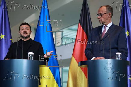 Ukrainian President Volodymyr Zelensky visits Berlin