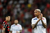 Partida entre Flamengo e Fortaleza válida pelo Campeonato Brasileiro 2025.