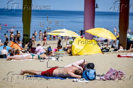 Sunny day in Scheveningen