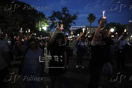 Vigil for Texas flood victims