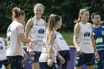 Entrenamiento selección española femenina de fútbol