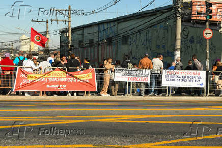 Manifestação em defesa do Hospital Geral de São Mateus