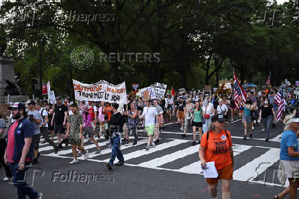'Good Trouble Lives On' protest in Washington