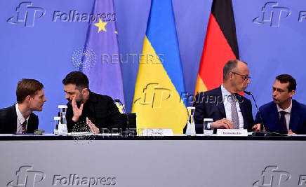 Western leaders discuss Ukraine war before Trump meeting with Putin