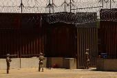 The border between Mexico and the U.S. as Trump marks 100 days in office