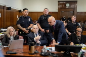 Harvey Weinstein appears in Manhattan Criminal Court, in New York