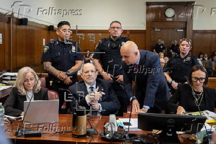 Harvey Weinstein appears in Manhattan Criminal Court, in New York
