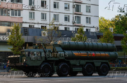Rehearsal for Victory Day parade in Moscow