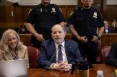 Weinstein appears at Manhattan Criminal Court for his rape and sexual assault trial in New York City