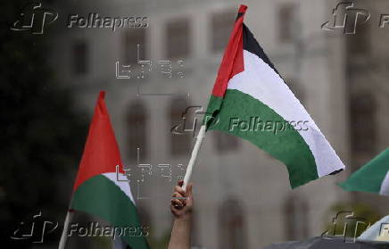Solidarity protest for Palestine in Bucharest