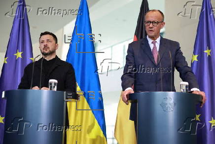Ukrainian President Volodymyr Zelensky visits Berlin