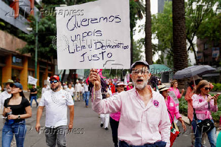 Protest during the judicial and magistrate elections, in Mexico City