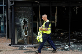 Aftermath of riots in Ballymena