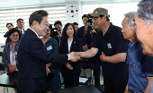 South Korean President Lee Jae-myung vists border region