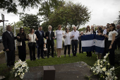 La expresidente de Nicaragua Violeta Chamorro fue sepultada en Costa Rica