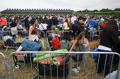 Glastonbury Festival in Britain