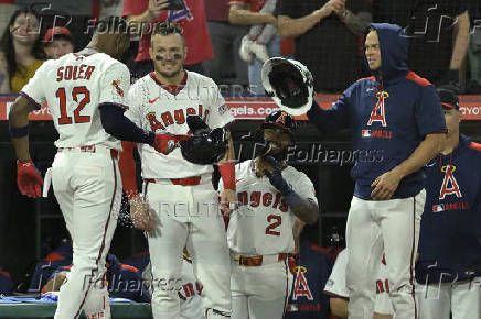 MLB: Texas Rangers at Los Angeles Angels