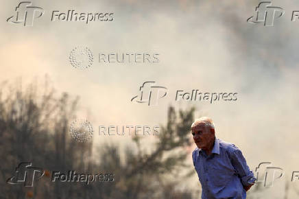 Wildfire in Albania